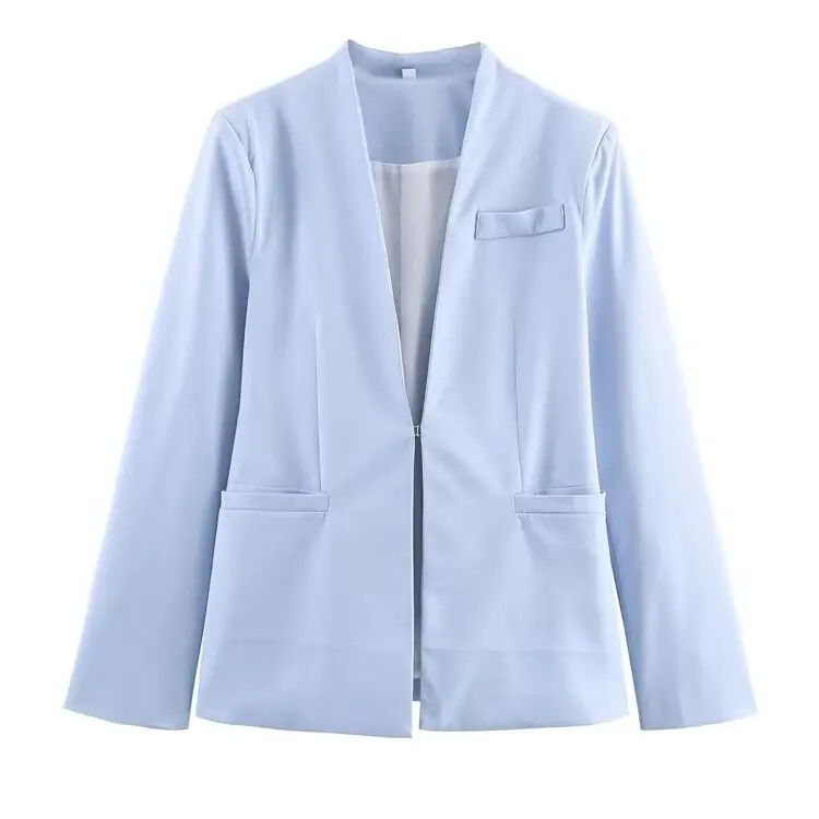 Slimming Effectiveness Autumn New Style Women's Suit Jacket with Belt High Waist Straight Leg Casual Pants Fashionable Busine...