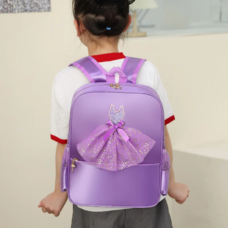 New Children's Backpack Dance Bag Ballet School Bag Girls Princess Dance Bag