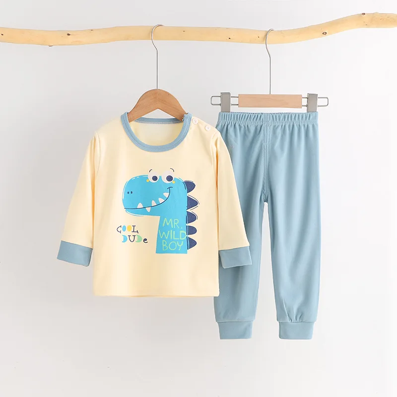 New Children's Clothing Spring and Autumn Children's Underwear Set Small and Medium-sized Girls' Pajamas Home Clothing