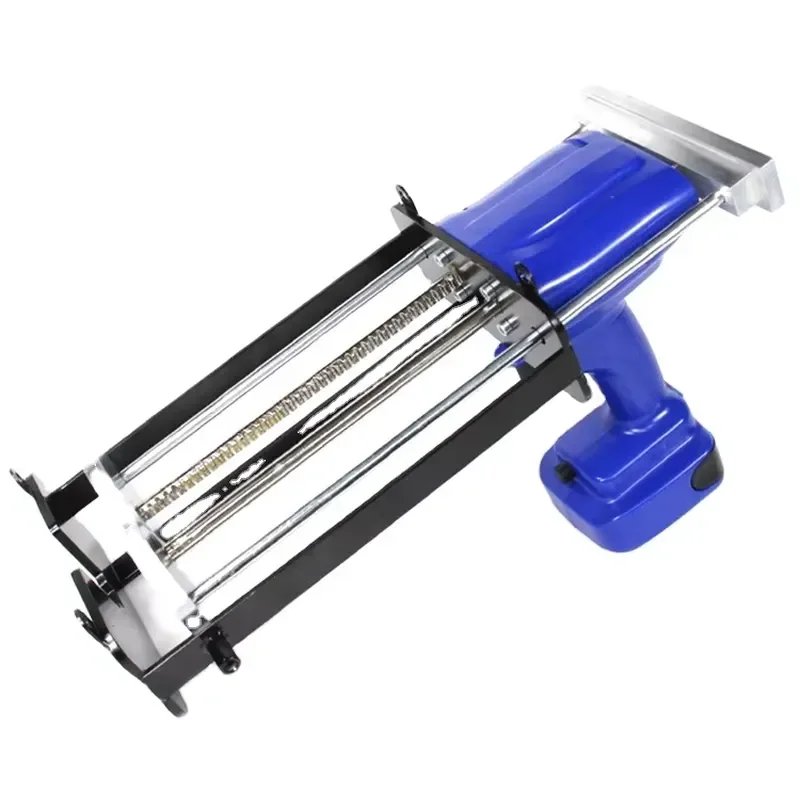 Li-Battery Powered 1500ml Electric Cordless Steel Caulking Double Cartridge Industrial Grade