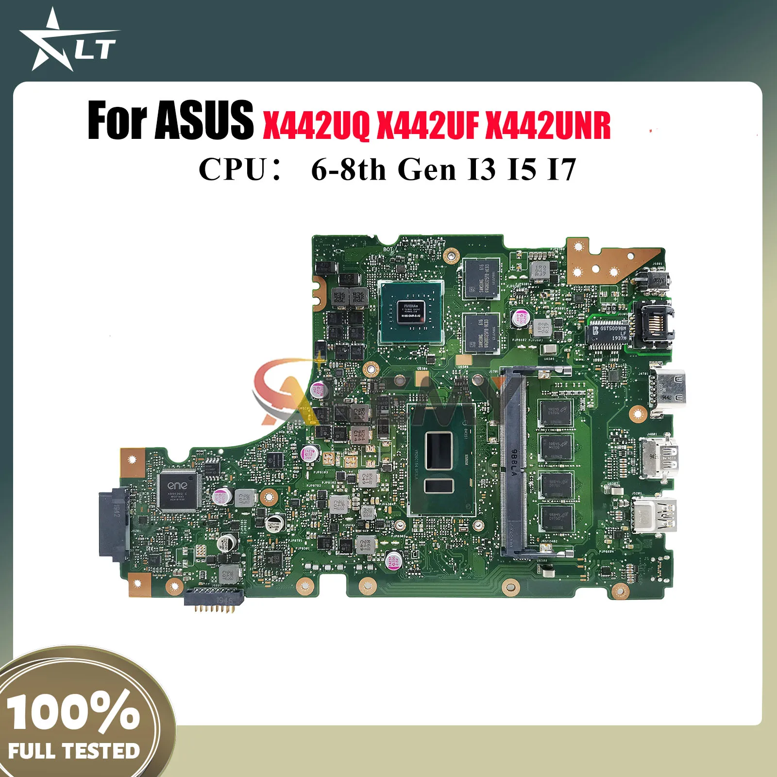 

X442UQ Материнская плата для ноутбука ASUS X442U X442UF A442U X442URR R419u X442UAR X442UNR X442UQ X442UR F442U Материнская плата I3 I5 I7 CPU