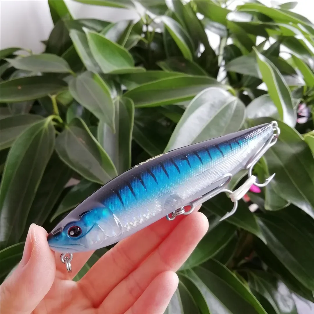 Noeby 115mm 25.5g Topwater Pencil Dog Walker Fishing Lures Artificial Hard Bait For Pike Sea Bass Saltwater Fishing Lures