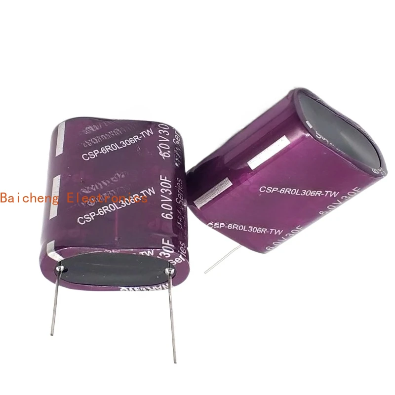5PCS 6V30F Farad Capacitor Gold Capacitor CSP-6R0L306R-TW Combination 6V25F Backup Power Supply