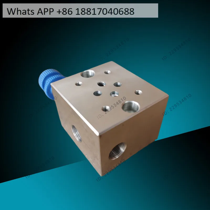 02-1W + CRV-082 Cartridge overflow valve + hydraulic oil circuit block