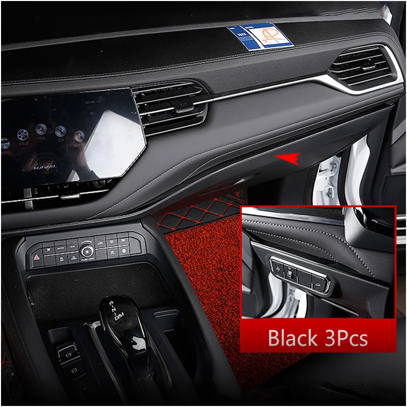 Car Center Control Edge Trim Console Bands Stickers Cover Accessories Interior Styling  For Haval F7/F7X 2019 2020