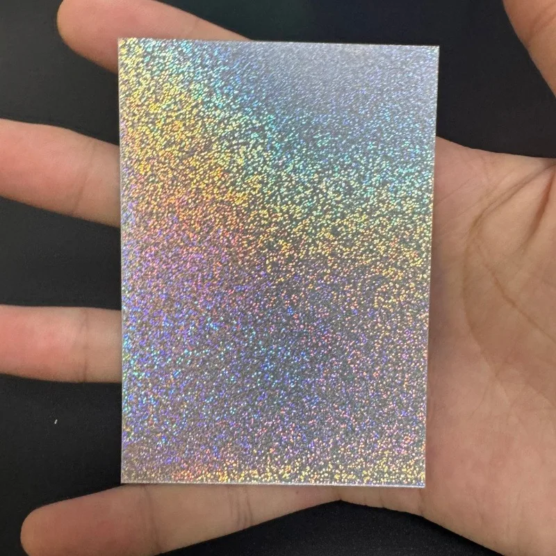 63x90mm for Yu-Gi-Oh! Laser Foil Glitter Card Holder Incredible Ecclesia The Virtuous Game Collection Card Protective Cover Toy