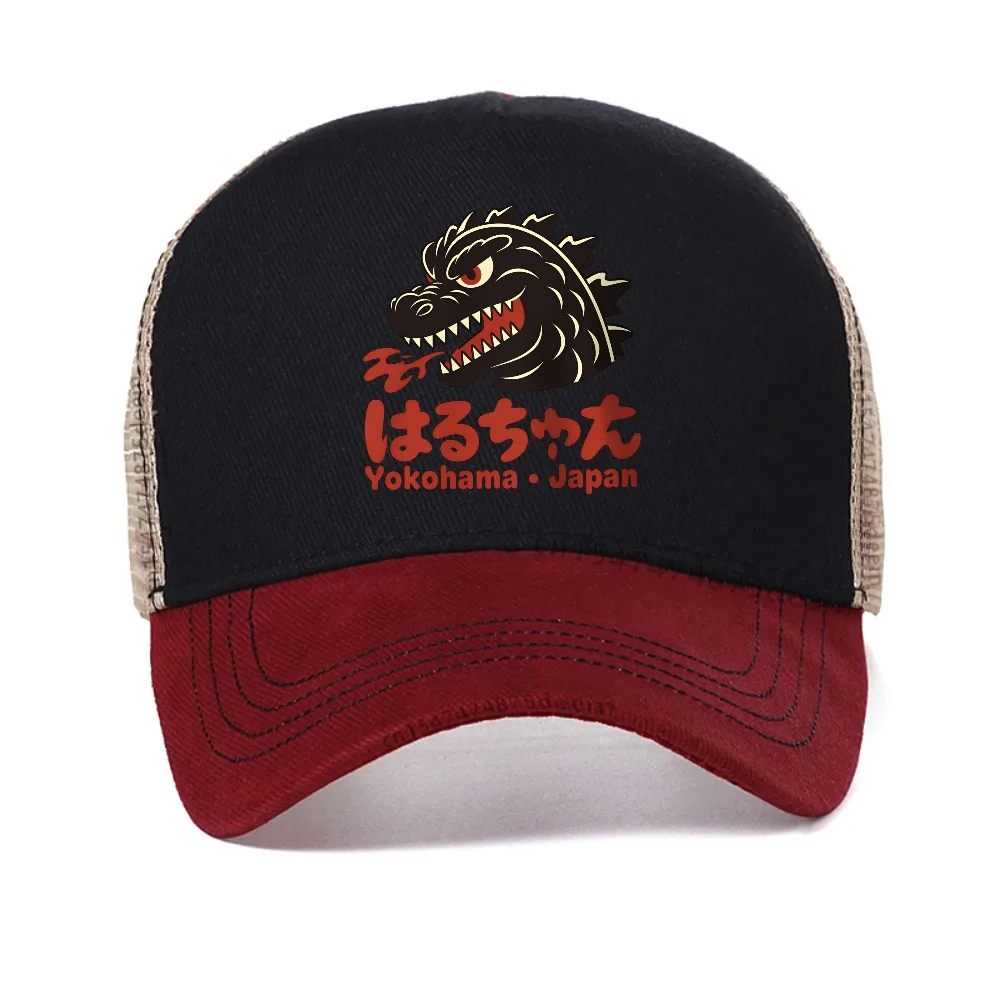 

Funny Monster Head Fierce Printed Men's baseball cap summer Graphic for Women Snapback hats fashion Breathable sun hat