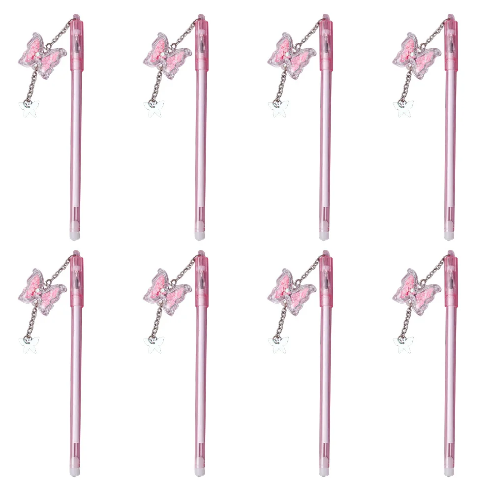 

Butterfly Pendant Gel Pens Smooth Writing For School Office Birthday Gift Student Roller Pen Marker Ink Pen