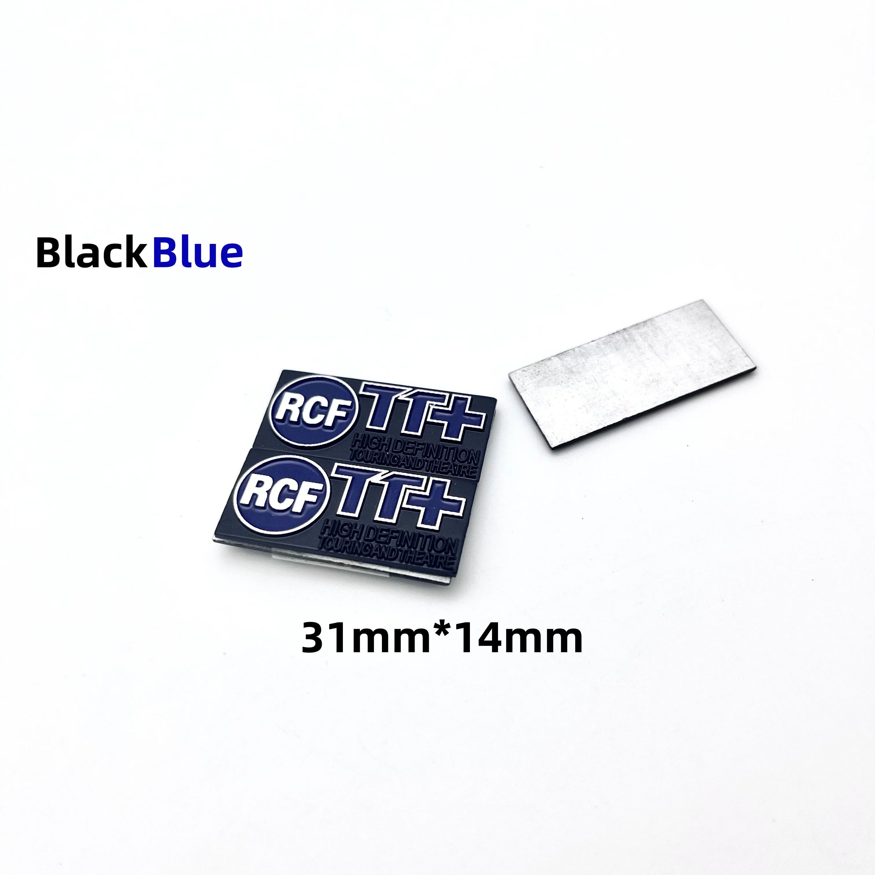 2 uds 5 uds/lote RCF altavoz emblema Logo 3D Metal Hi-Fi Audio para coche altavoz estéreo insignia accesorios de estilo de coche para RCF