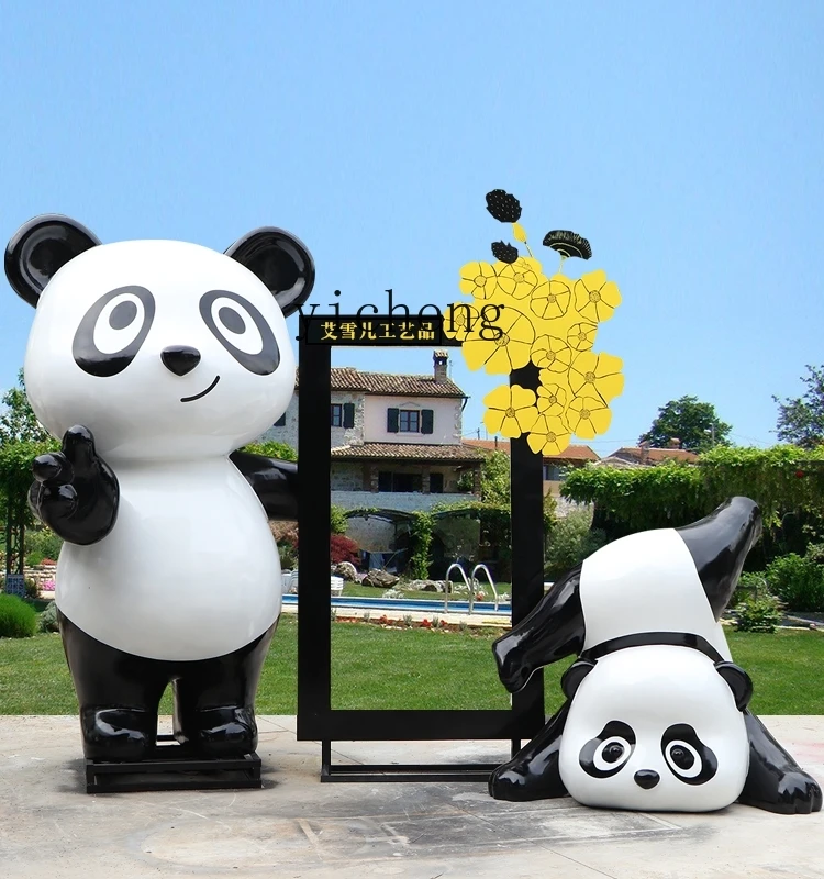 Zk Outdoor Park Sculpture Kindergarten Lawn Scenic Spot Courtyard Shopping Mall Animal Landscape Sketch Ornaments