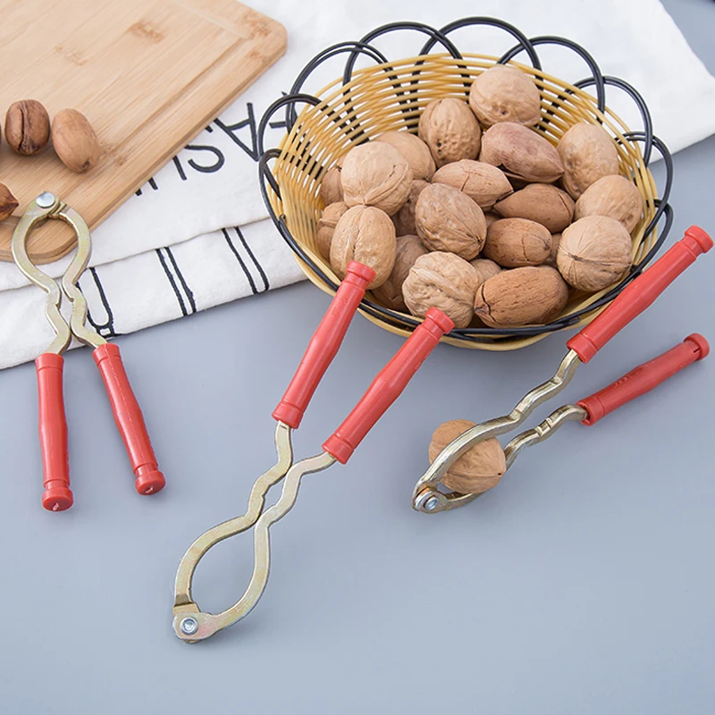 Multifunctional Walnut Peeling Tool Size Pecan Eyelash Curler Broken Shell Open Shell Nut Pliers Siberian Hazelnut Household