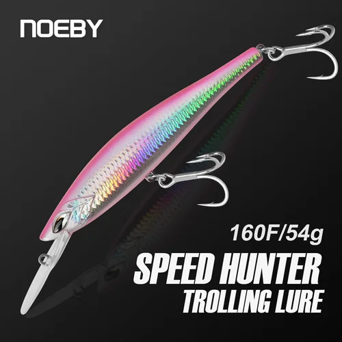 NOEBY Speed Hunter Trolling Minnow 160mm 54g Señuelos de pesca flotantes superficie cebo duro Artificial para gran captura señuelo de pesca de atún