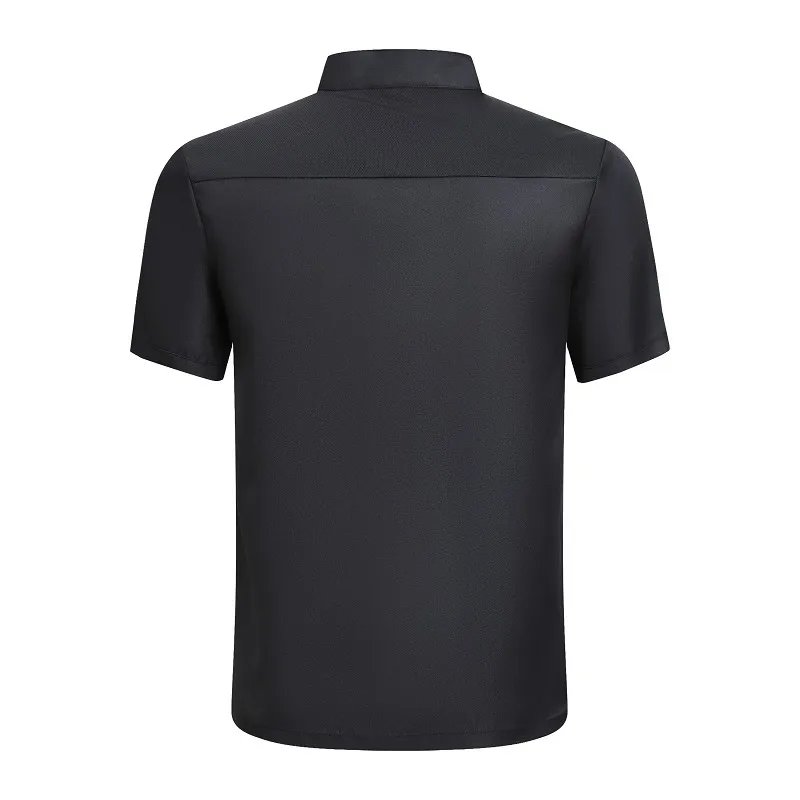 Uniforme de cuisine en coton et lin pour hommes, vêtements de chef, veste de cuisine, chemise de chef de pizza, vêtements de cuisine d'hôtel, vêtements de travail de restaurant