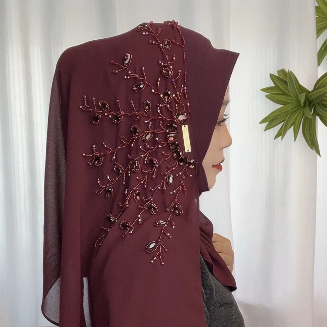Muslim Wedding Women Shawls 2026 Luxury Wrap Hijabs