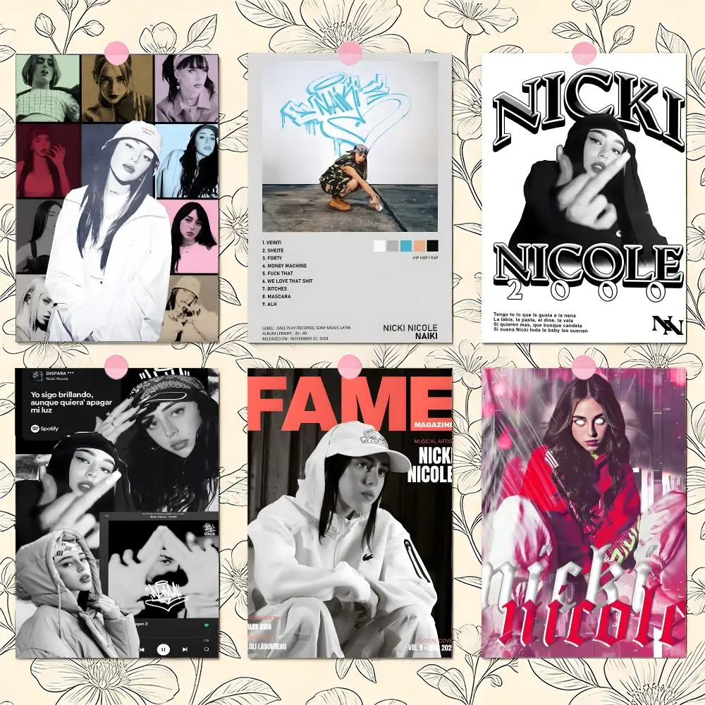 Nicki Nicole Singer Alma Poster Matte Self-Adhesive Wall Art Print Living Room Bedroom Home Decor