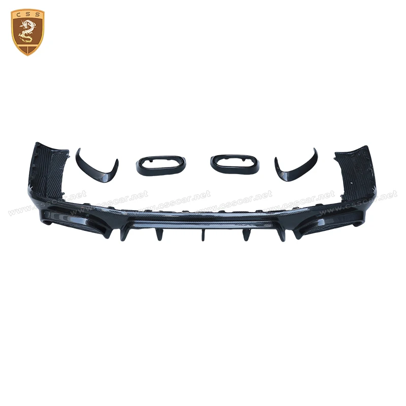 Car Front Side Fenders Flarer Vent Trim For Benz GT43 GT50 GT53 GT63 BB-RT900 Style Exterior Center Moulding Honeycomb Grill