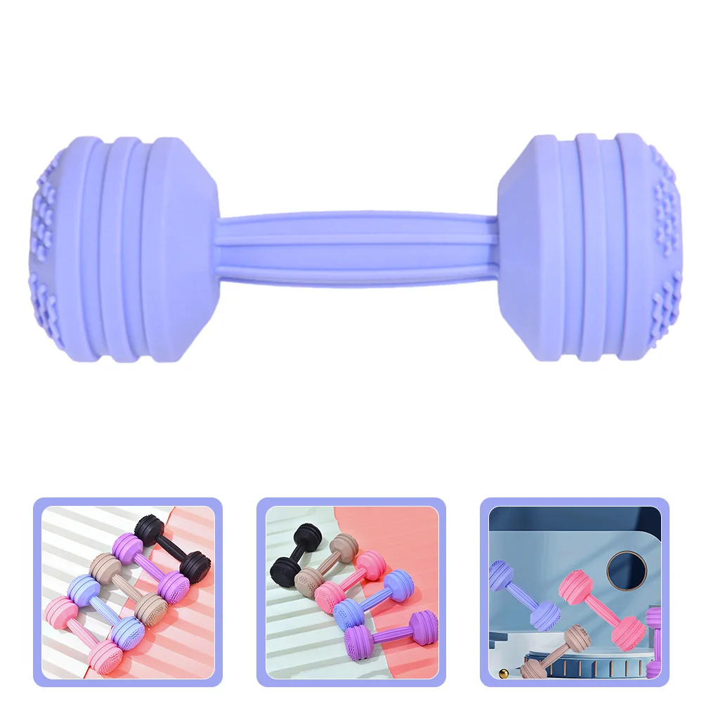

Infant Silicone Dumbbell Teether Soft Gum Massage Calming Sensory Aid Baby Teething Infant Dumbbell