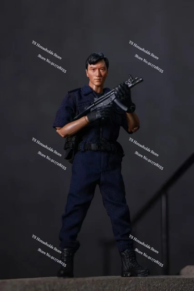 Limitado dos anos 90 escala 1/12 nicholas tse filme de ação policial figura de ação corpo móvel design pano 6 polegada homem soldado modelo brinquedos
