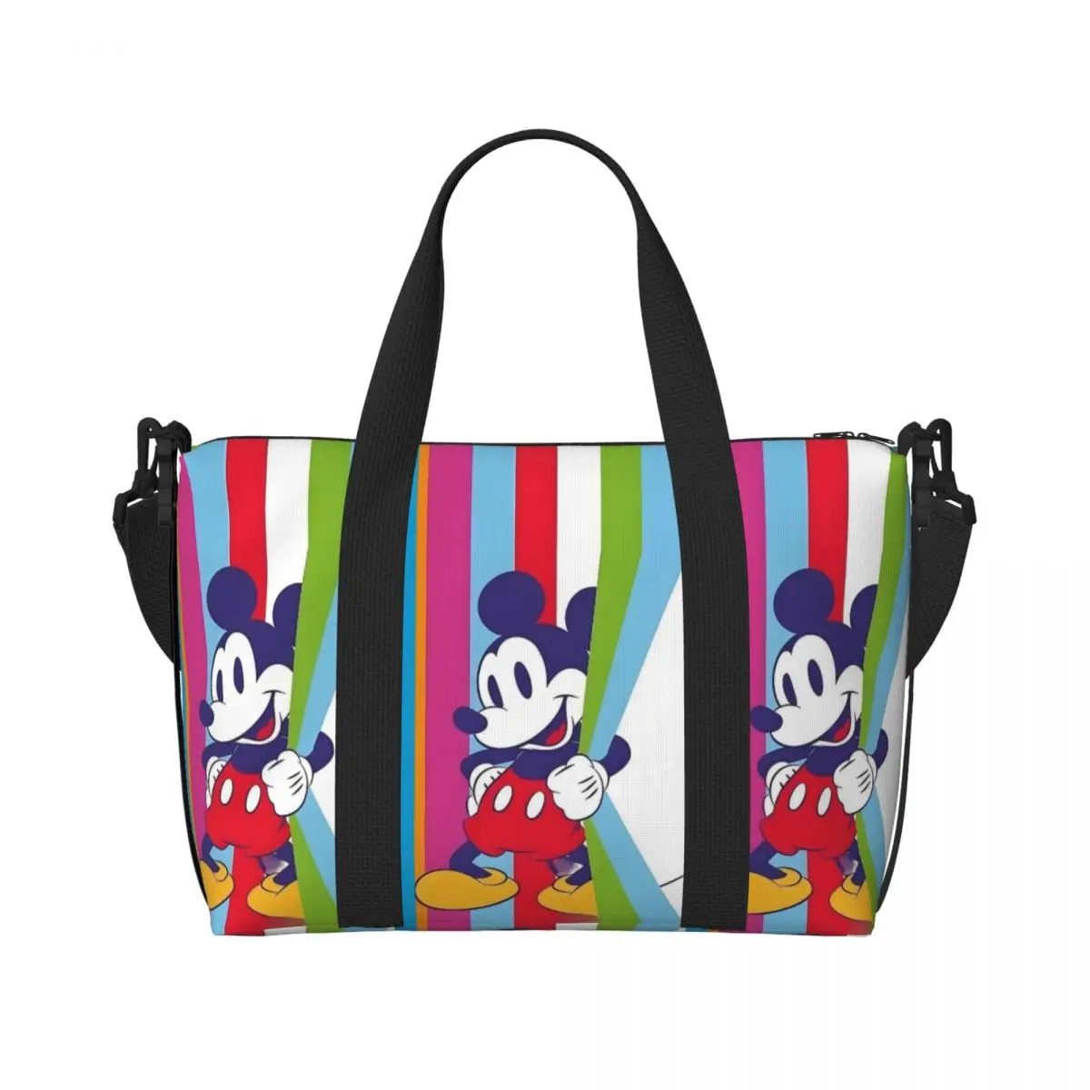 

Custom Large M-Mickey M-Mouse Collage Tote Bag Women Anime Cartoon Shopping Shoulder Gym Beach Travel Bag