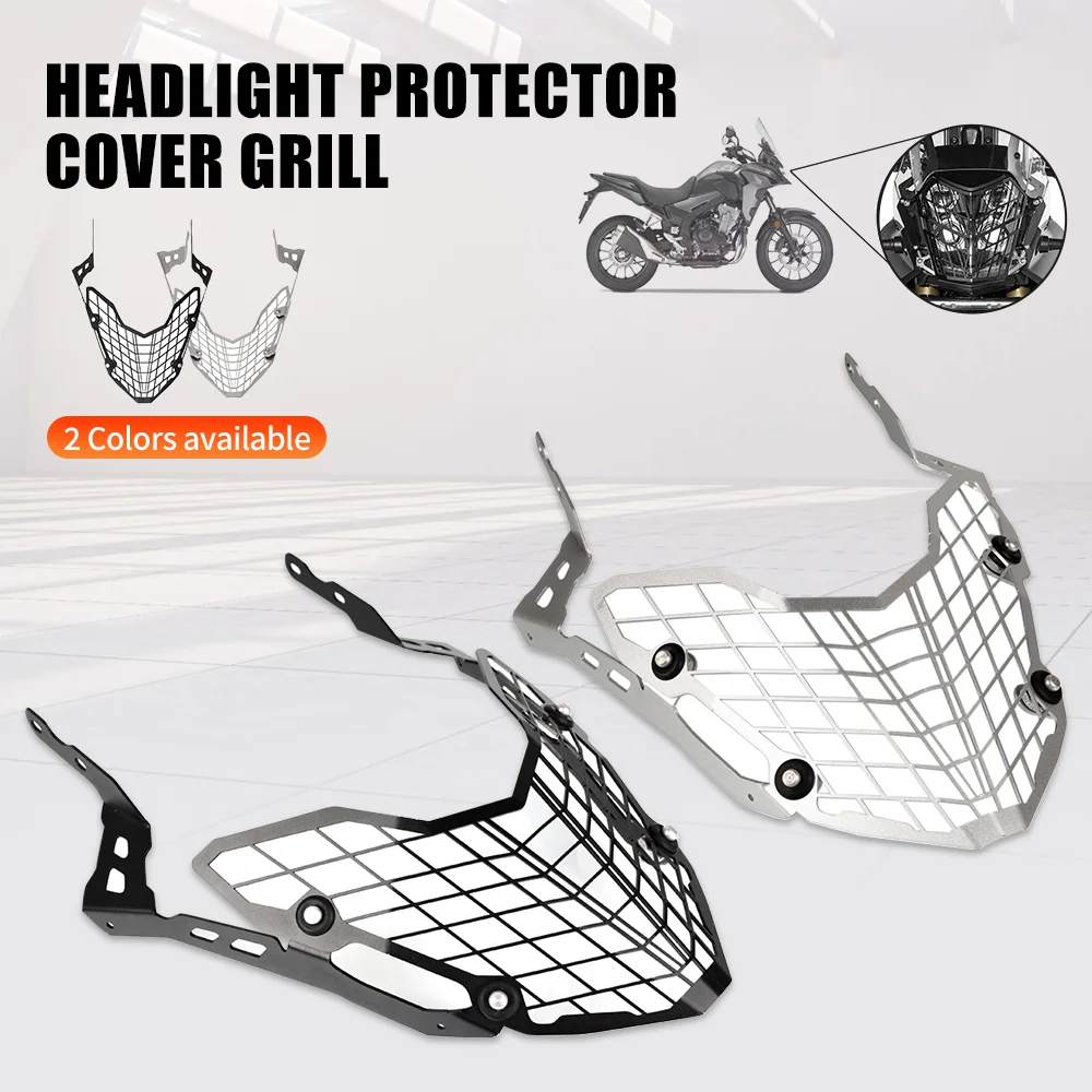 

Для Honda CB400X CB500X CB 400X 500X 2020 2021 2022 защита фары мотоцикла Защитная крышка решетка защитные аксессуары