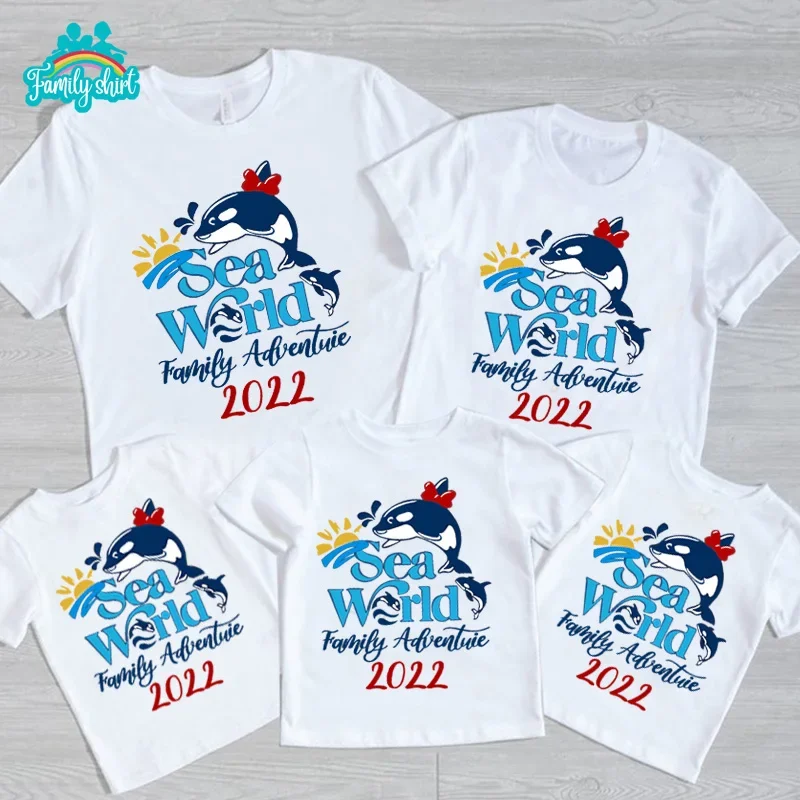 Matching T Shirts for Family Party Girl Custom Picture Shirt Children Kids Clothing Short Sleeve T-Shirt Daddy Family Clothes