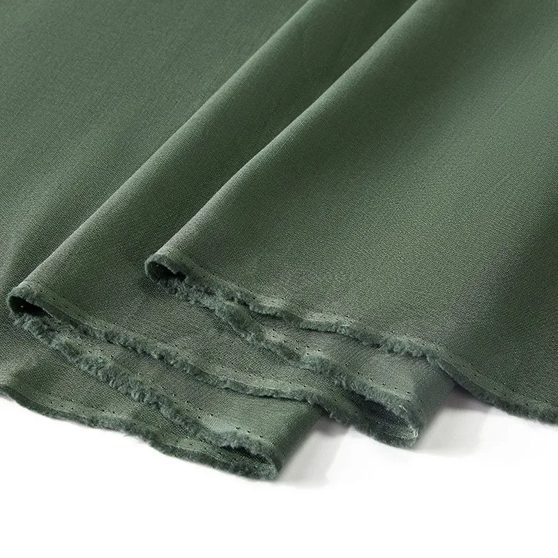 Heavy-weight silk and wool fabric 140CM wide heavy crepe thick suit
