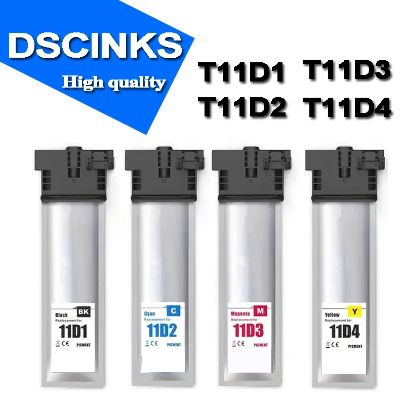 Pigment ink T11D1 T11D2 T11D3 T11D4 T11E1 T11C1 ink cartridge for Epson WorkForce Pro WF-C5890DWF WF-C5390DWF Europe printer