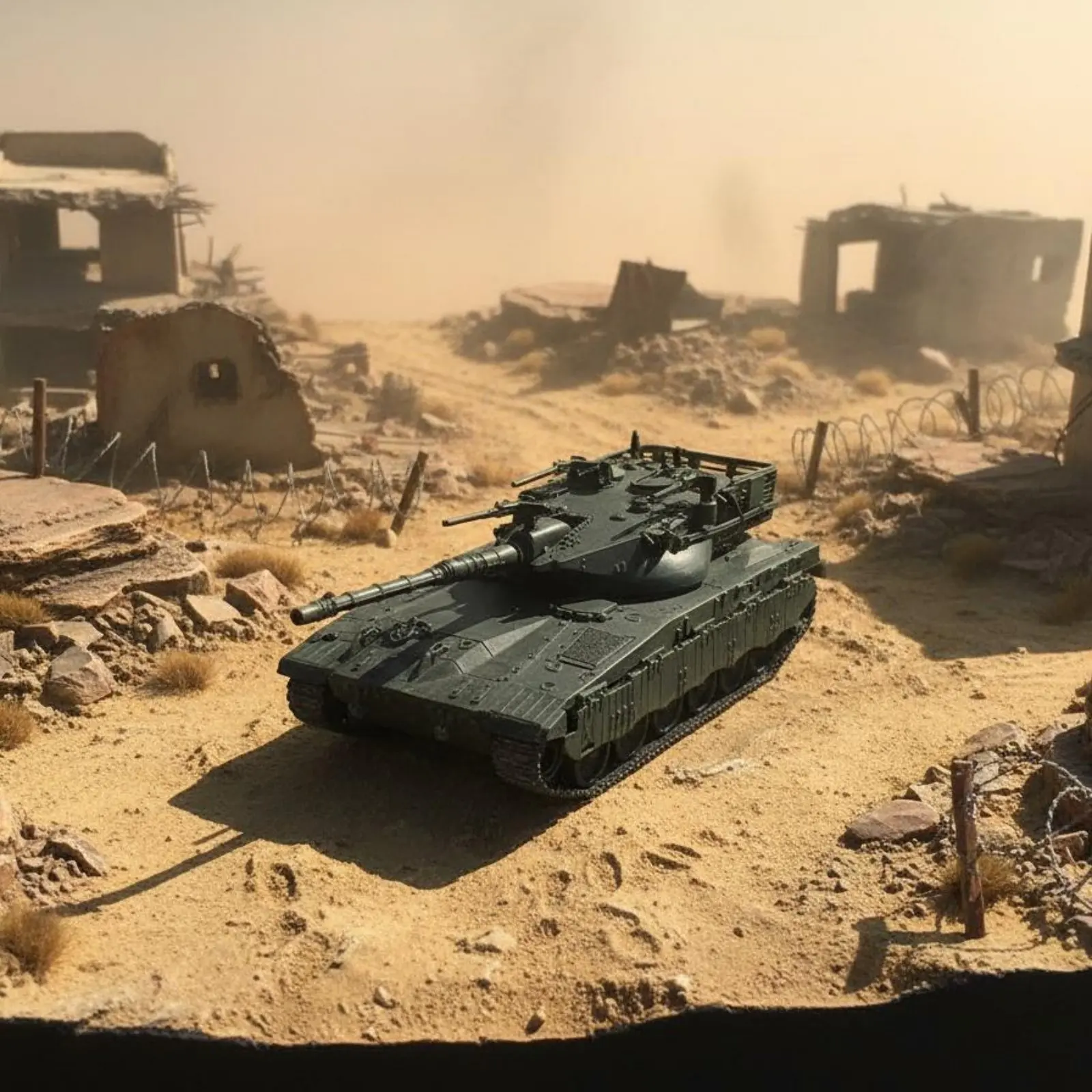 

1/144 Scale T-90AM Armored Vehicle Detailed Craftsmanship 1/144 Scale Armored Vehicle Model Three-Dimensional Printed Wargaming