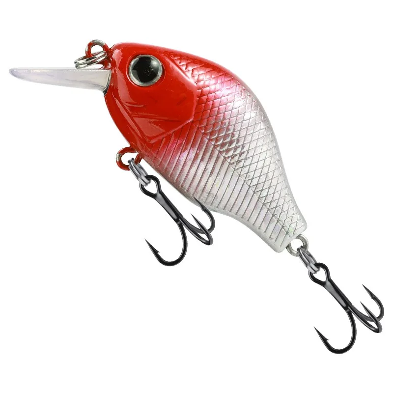 5,8 cm 7,5g señuelo Crankbait señuelo de pesca flotante Lucio pesca de carpa cebo duro Artificial Wobbler aparejos de pesca Crankbait - imagen 2