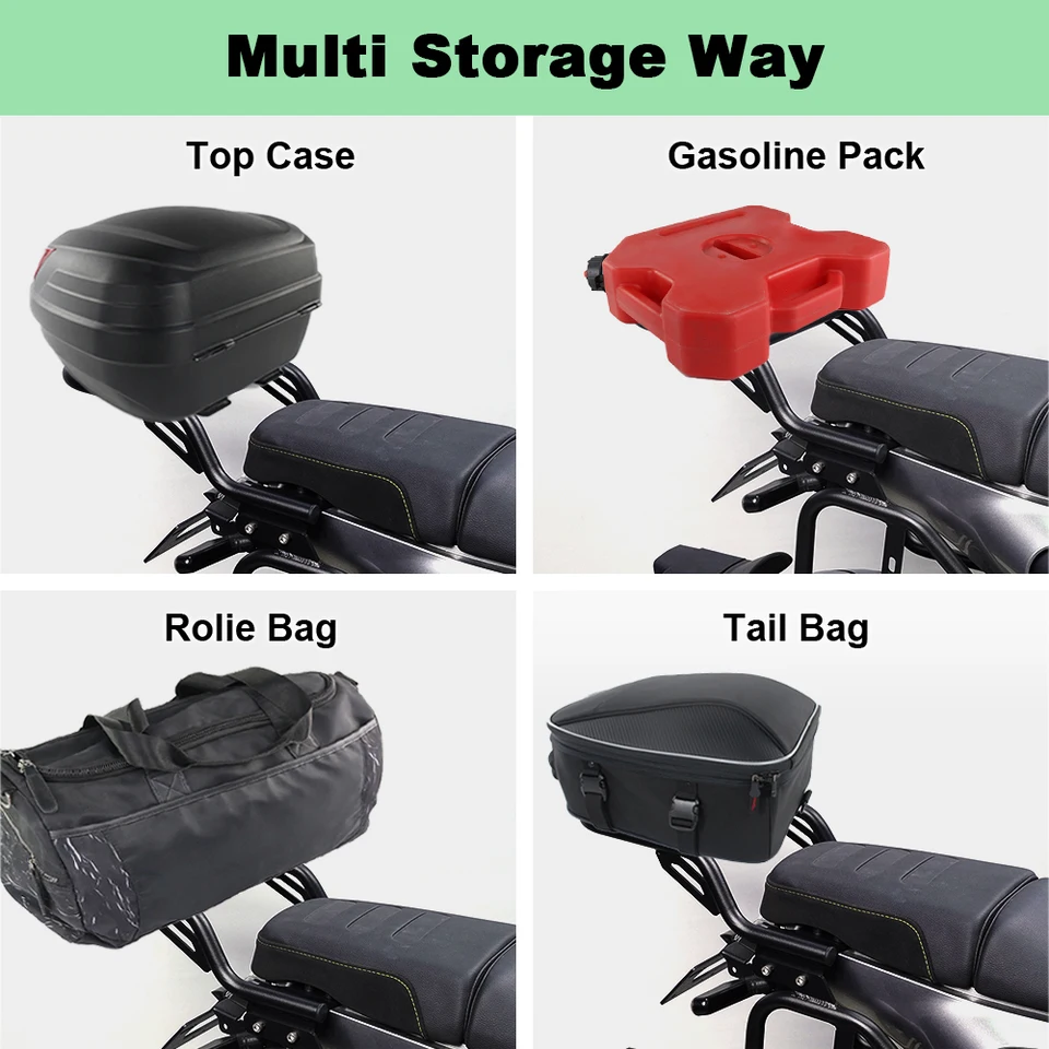 Xracingmoto リア荷物ラック トランクトップケース ハスクバーナ