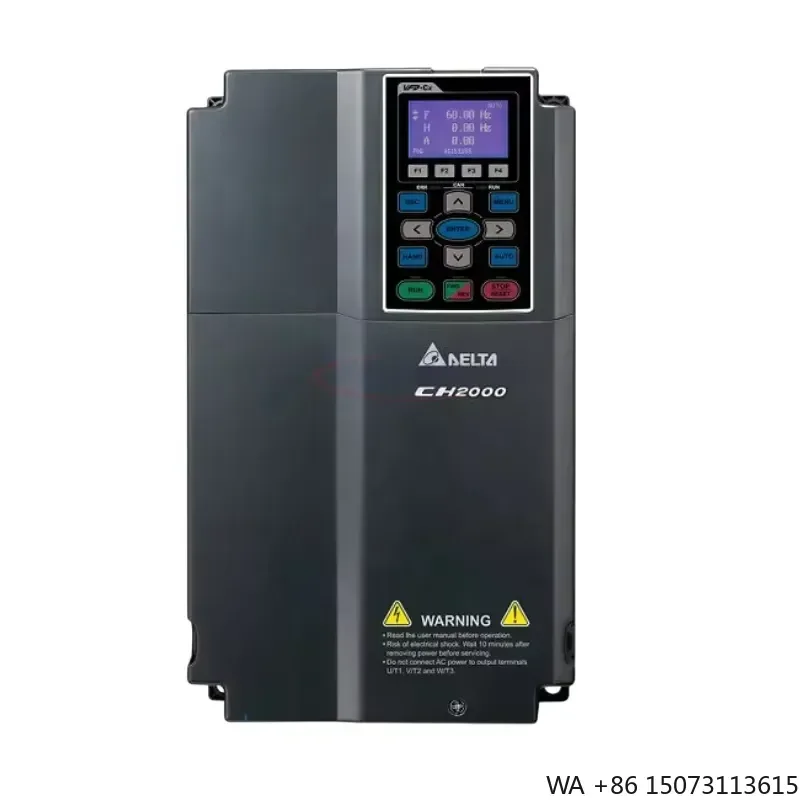 for Delta VFD185CH4EA-21 CH2000 18.5kW 25HP 460V 3 Phase Heavy Duty Vector Control VFD Inverter 100 Percent New Original