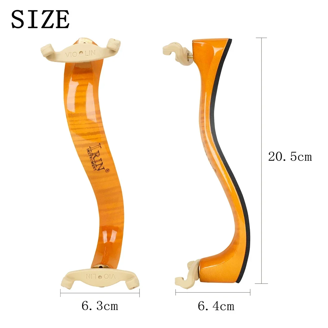 IRIN Violin Shoulder Rest 4/4-4/3 Universal Thickened Soft Sponge Pad Multi-Adjustable Shoulder Rest Violin Accessory