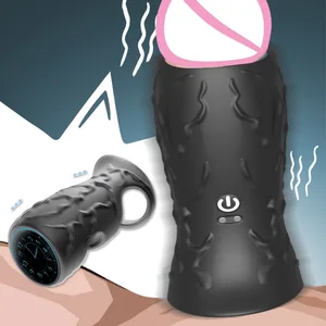 振動するペニススリーブペニスリング男性女性カップル大人のおもちゃペニスエクステンダー刺激ペニスのtest丸gスポットバイブレーター 12のベストセールスカップルGコックリングペニスを備えたスポットバイブレーター-2