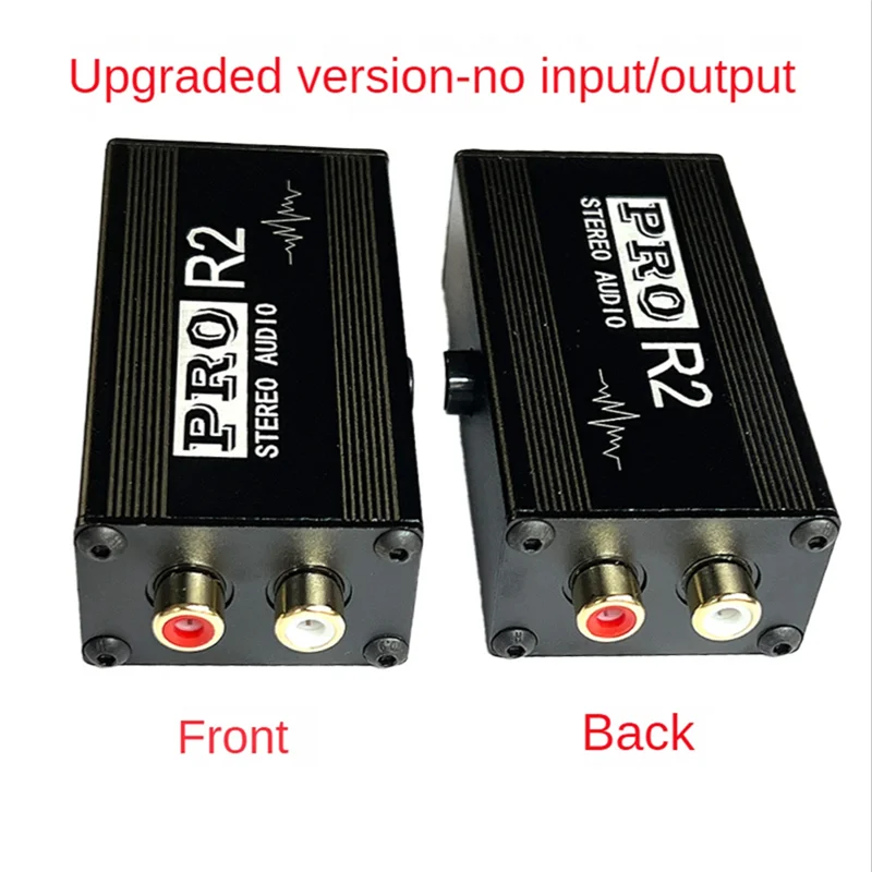 GROUND LOOP Audio Isolator ตัวกรองเสียงรบกวน RCA NOISE Suppressor Isolator สัญญาณเสียงลดเสียงรบกวนสําหรับ PC