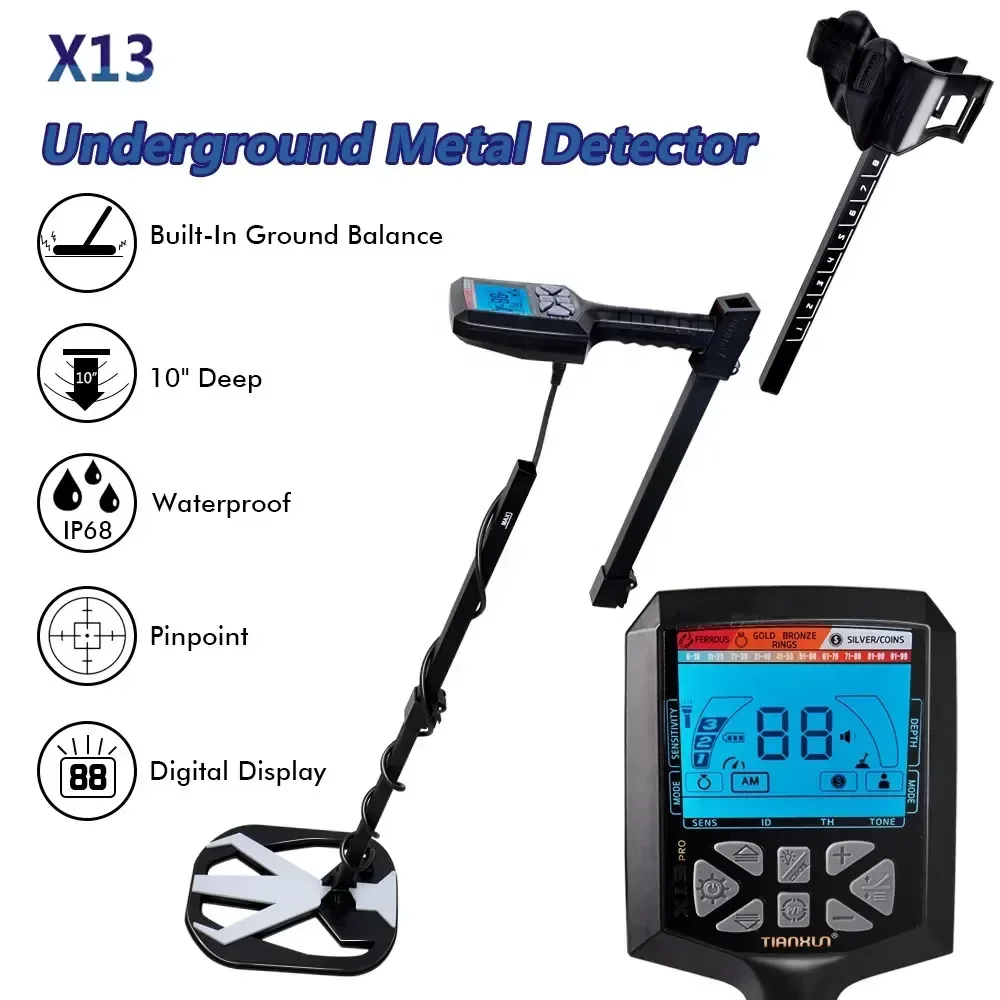Cost-effective X13 Professional Industrial Metal Detector Deep Search 5m Automatic Balance Search Metal Detector