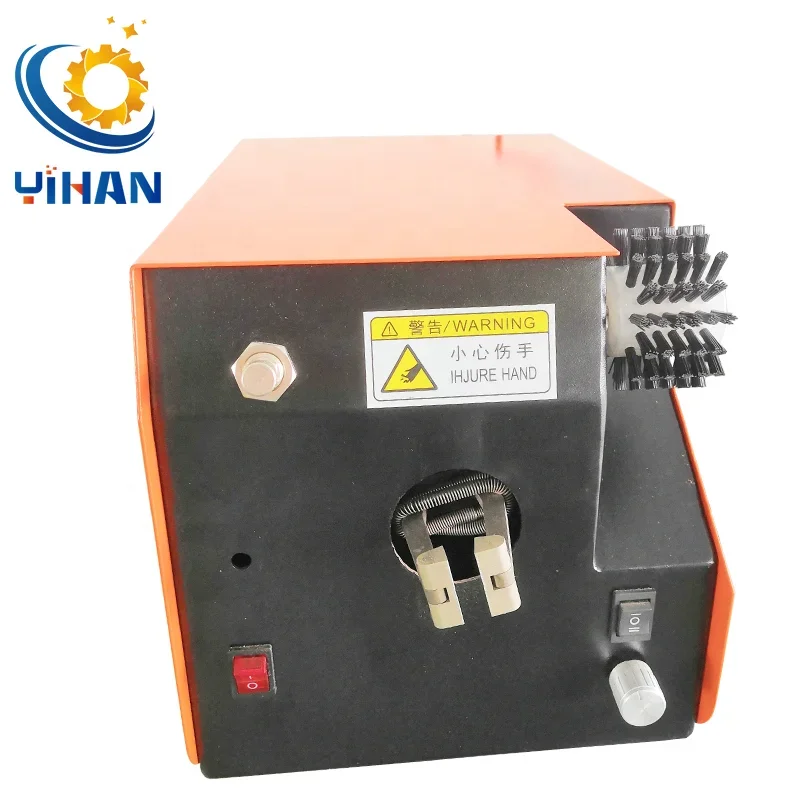 YH-N100 آلة لف الأسلاك المحمية معدات إعصار الكابلات آلة سلك فرشاة الدرع