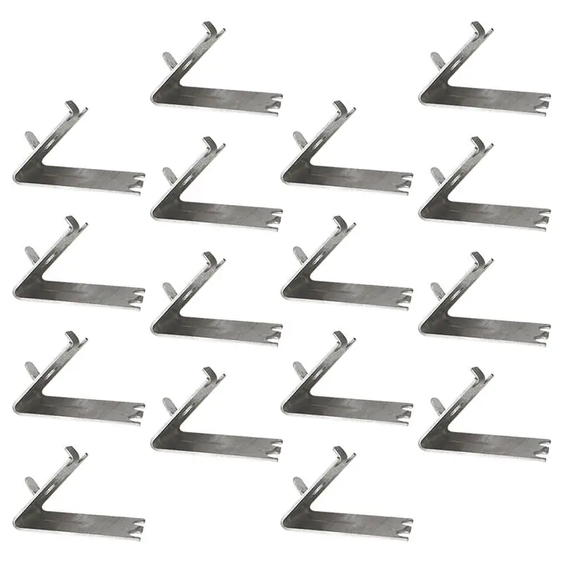 16Pcs Rvs Koelkast Plank Clip Koelkast Ondersteuning Klem Tool Supply