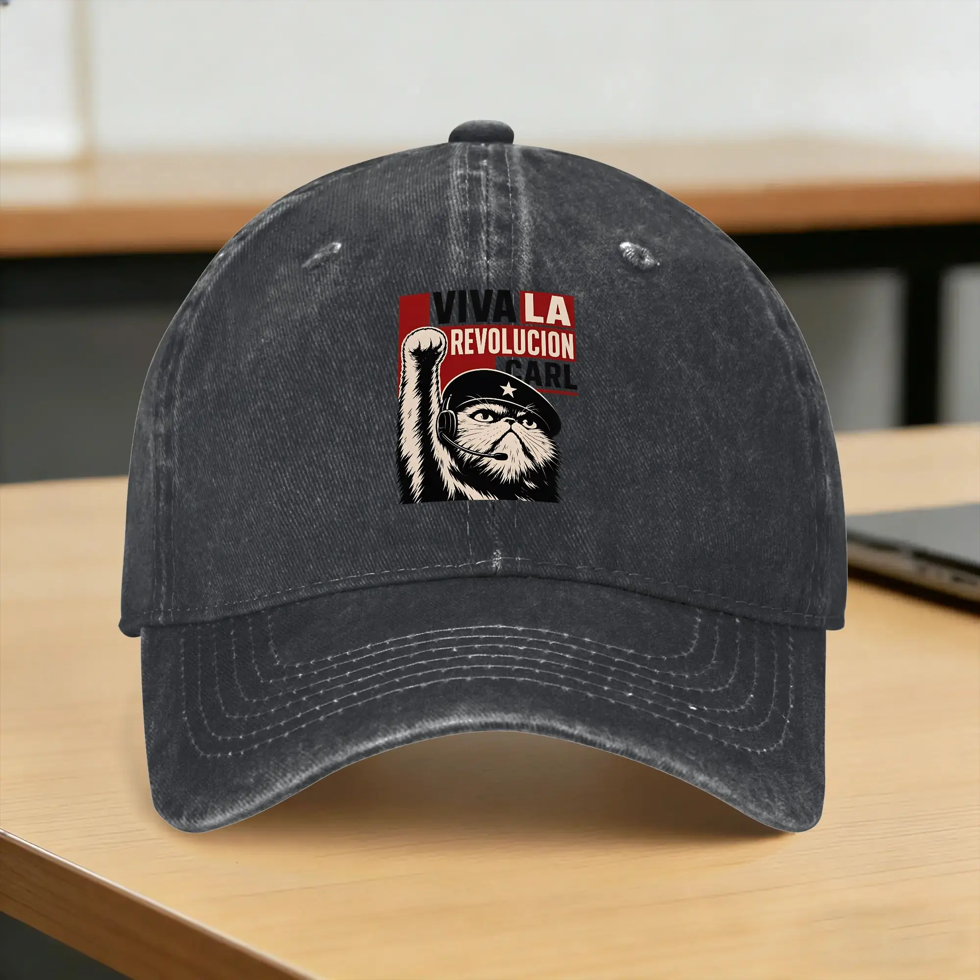 Dungeon Crawler Carl Viva La Revolucion Carl Adventure Sun Baseball Cap Street Style Unisex-Teens Washed Hip Hop Hats Adjustable