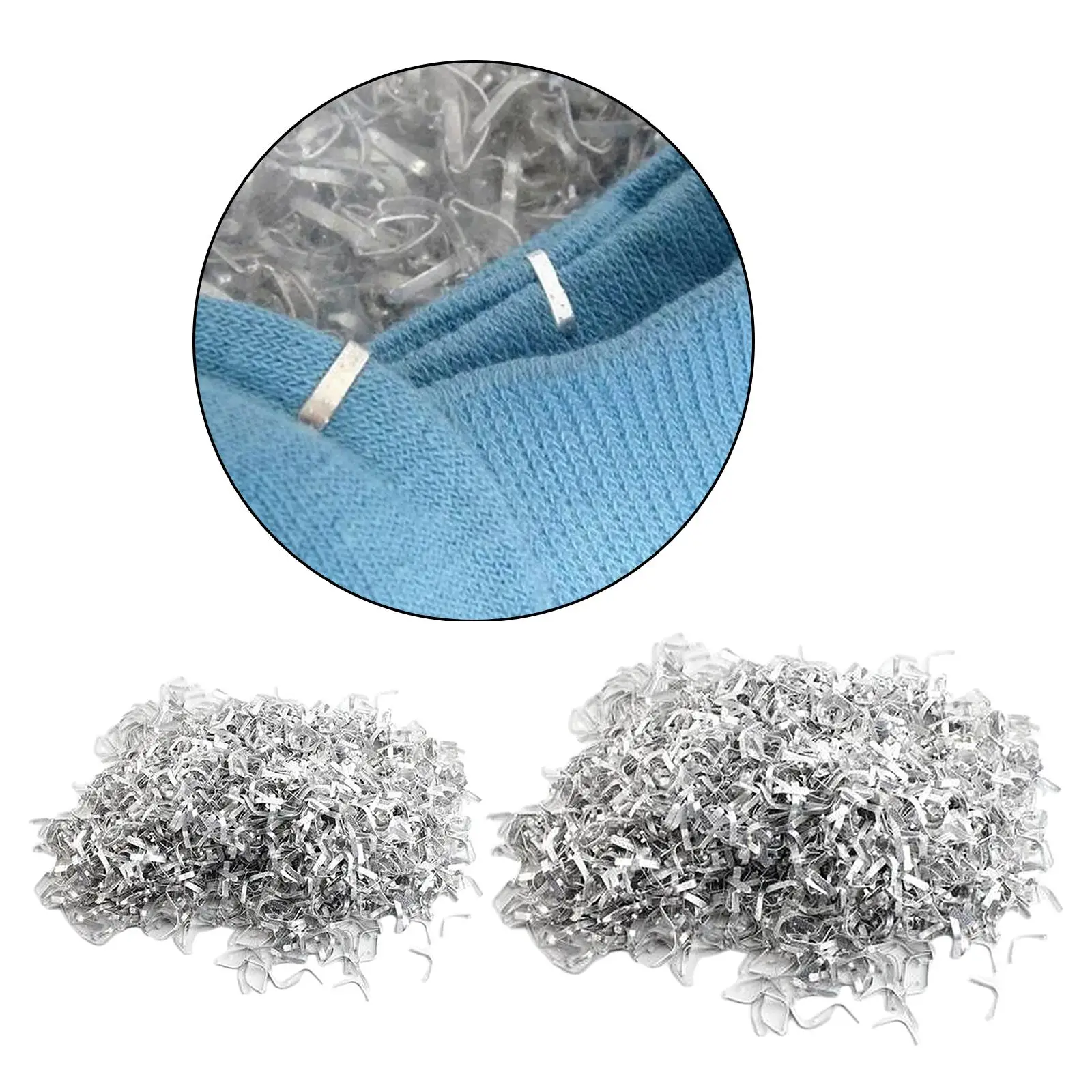 10000PCS Lot Flexible Durable Aluminium Clips Folding Ties Socks Pants Hold Garments Fixed Locks