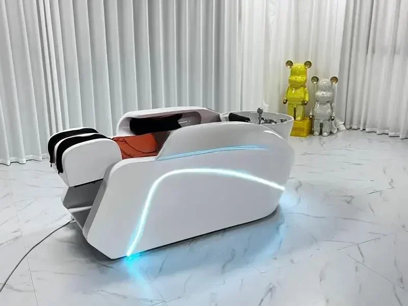 Intelligent Electric Whole Body Massage Shampoo Bed Barber Shop Head Treatment Water Circulation Integrated Massage Couch