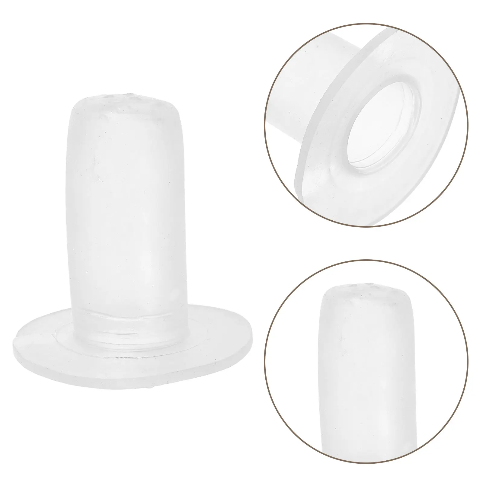 

5Pcs Cow Milk Bottle Nipple Soft Animal Nursing Teat for Young Calves Goats Leakproof Feeding Nipple Pet Feeding Equipment