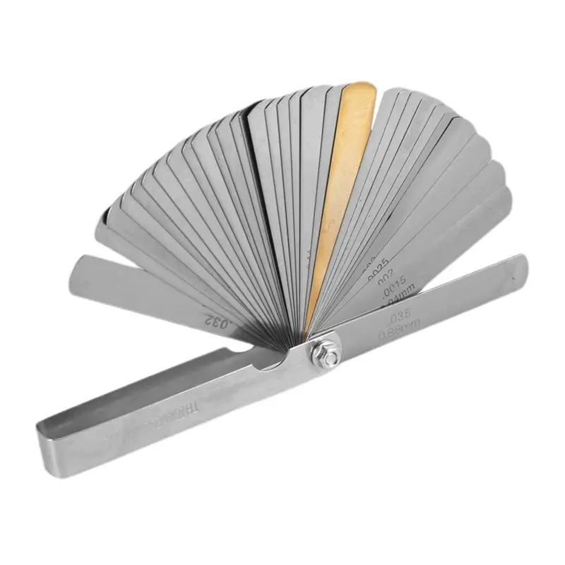 96 Set Distance Gauge Feeler Gauge Valve Teaching Feeler Gauge 0.04-0.88 Mm Space Dimension-AT36