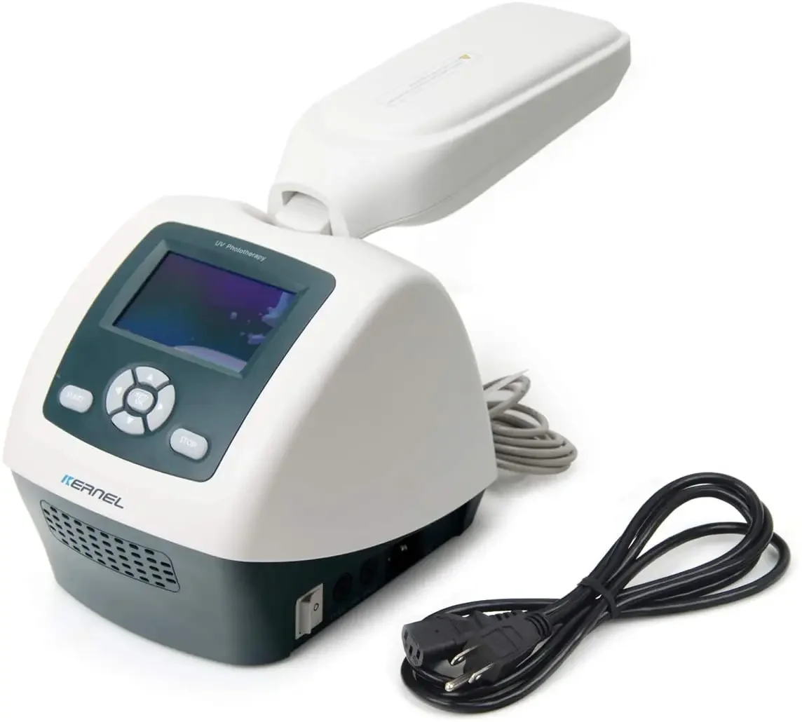 CE cleared High Quality UVB Narrowband Phototherapy 311nm Psoriasis Kernel Brand KN04006BL With Two Lamps