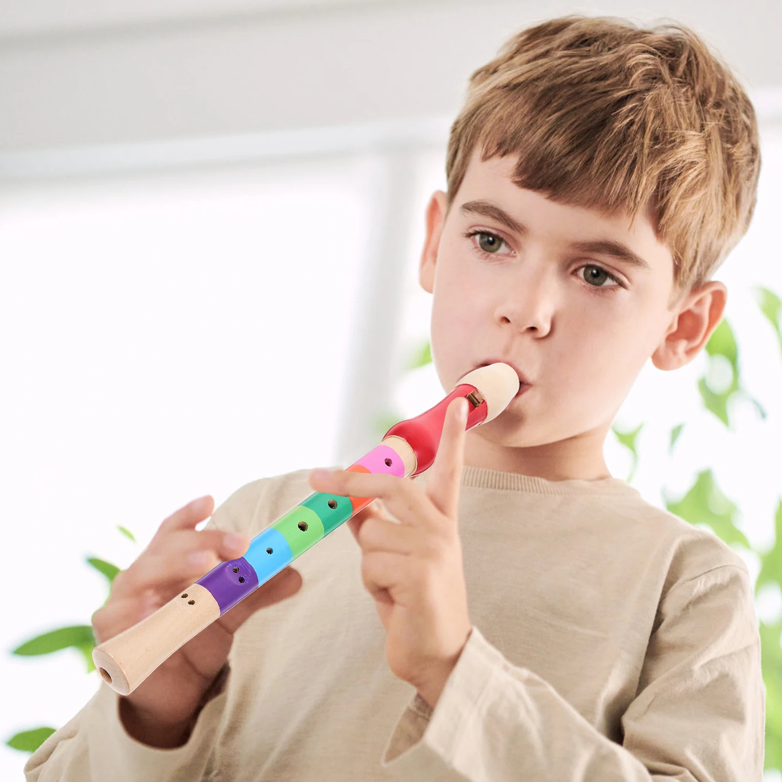 

8 Hole Wood Recorder Flute Musical Instrument Kids Adult Soprano Practice for Beginner Learning Professional Instrument Supplies