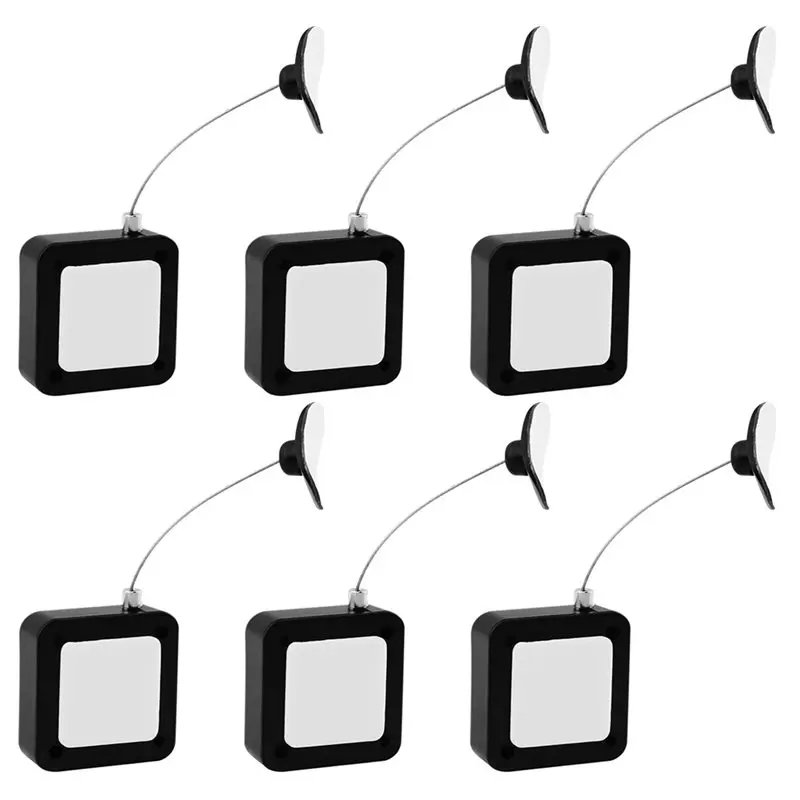 【HOT A69Z!】Remote Control Retractable Safety Lock Tether 6-Pack, Adjustable Strap TV Remote Finder Locator And Security Lanyard