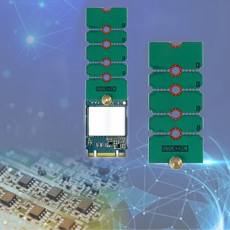 M2 NGFF NVME M.2 Extended Transfer Card 2230 2242 2260 to 2280 Aircraft M2 Change Long Size NVME NGFF M.2 SSD Adapter Drop Ship