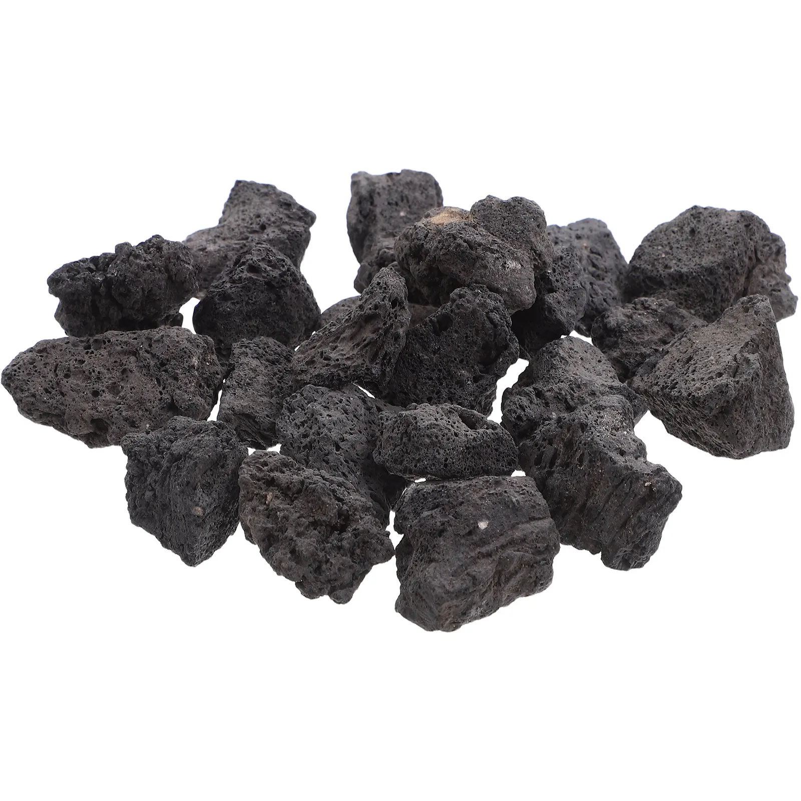 1Pack Natural Volcanic Rocks for Aquarium Fish Tank Decoration Porous Lava Stones Landscape Ornament for Potted Plants Planter - view 3