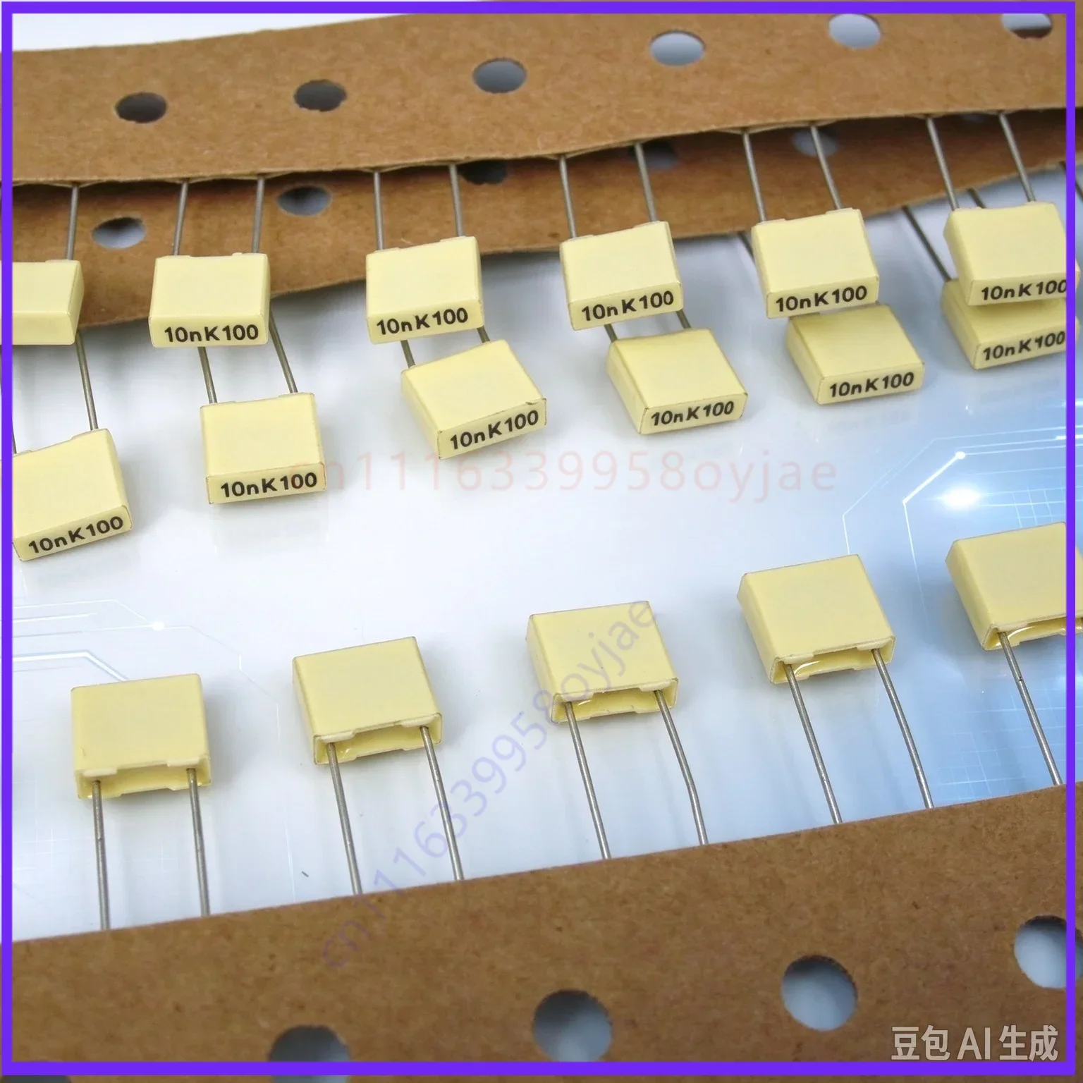 200pcs Premium 0.01UF 100V 103 Film Capacitor for 5mm Lead Pitch