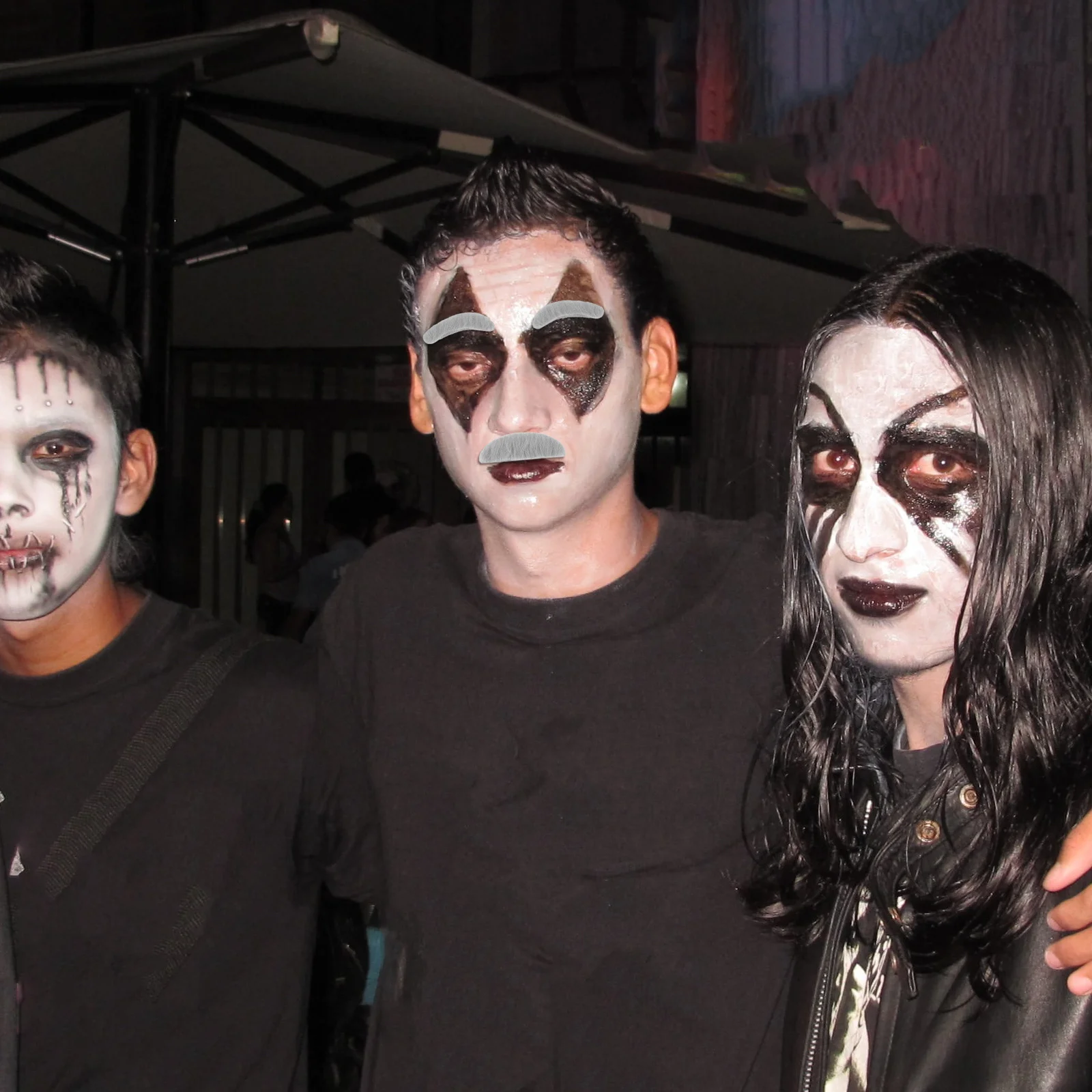 6 Zestawów Starego Dziadka Kostium Rekwizyt Naklejane Szare Sztuczne Brody Brwi Zestaw Dziadka Halloween Cosplay Impreza Scena Występ