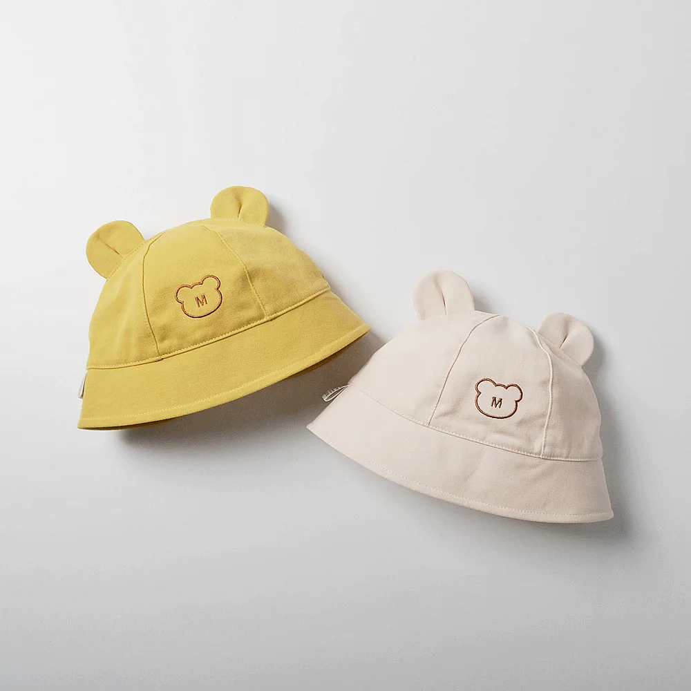 

Spring Summer Korean Version New Kids Amphora Cap Baby Baby Sun Hat Cute Breathable Cotton Embroidery